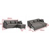 3 Seater Sofa Bed SFB1120